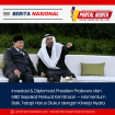 Presiden Republik Indonesia Prabowo Subianto dan Presiden Persatuan Emirat Arab (PEA) Sheikh Mohammed bin Zayed Al Nahyan (MBZ)