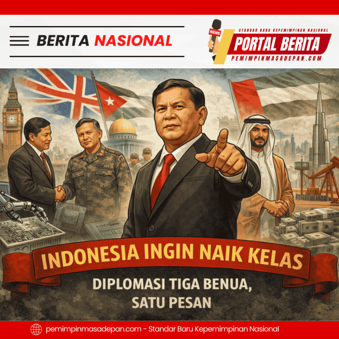 
 Diplomasi Tiga Benua, Satu Pesan: Indonesia Ingin Naik Kelas