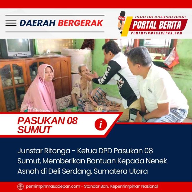 
 KUNJUNGI NEK ASNAH YANG VIRAL DI MEDSOS, PASUKAN 08 SUMUT TURUN LANGSUNG BERIKAN BANTUAN