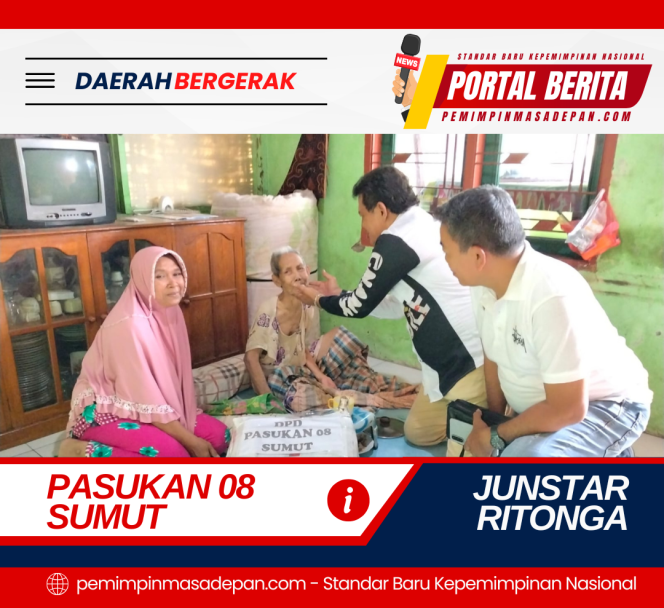 
 KUNJUNGI NEK ASNAH YANG VIRAL DI MEDSOS, PASUKAN 08 SUMUT TURUN LANGSUNG BERIKAN BANTUAN