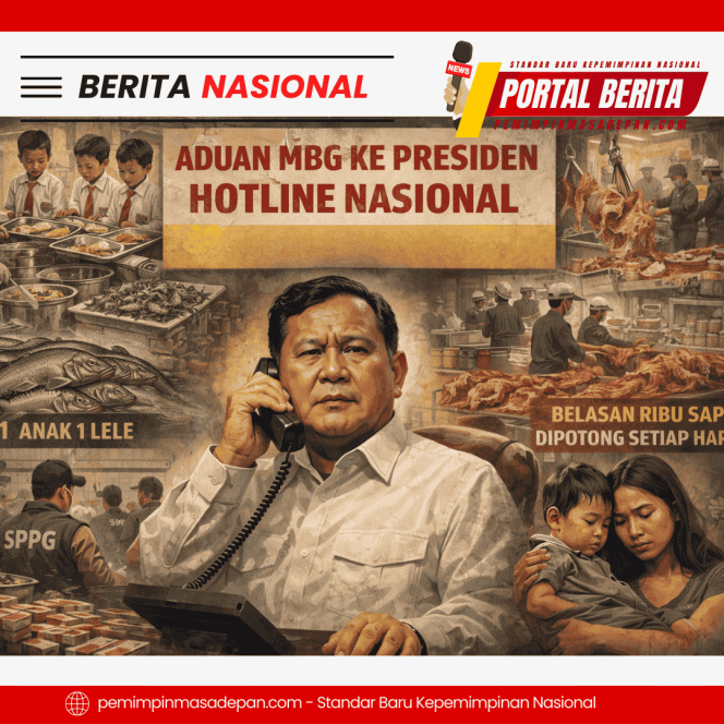 
 MBG Menjadi Legasi Terbesar Prabowo: Saatnya Presiden Turun Tangan Langsung Buka Hotline Aduan Nasional